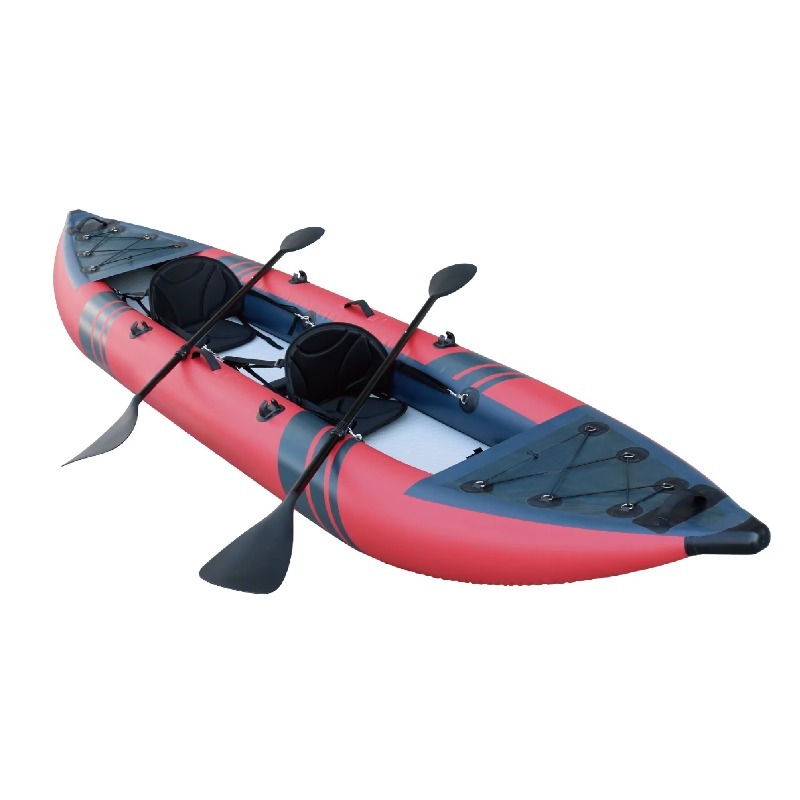 Fishing Kayak Inflatable - 卸売PVCタンデムカヤックインフレータブル屋外釣り用カヌーインフレータブルローイングボート販売中