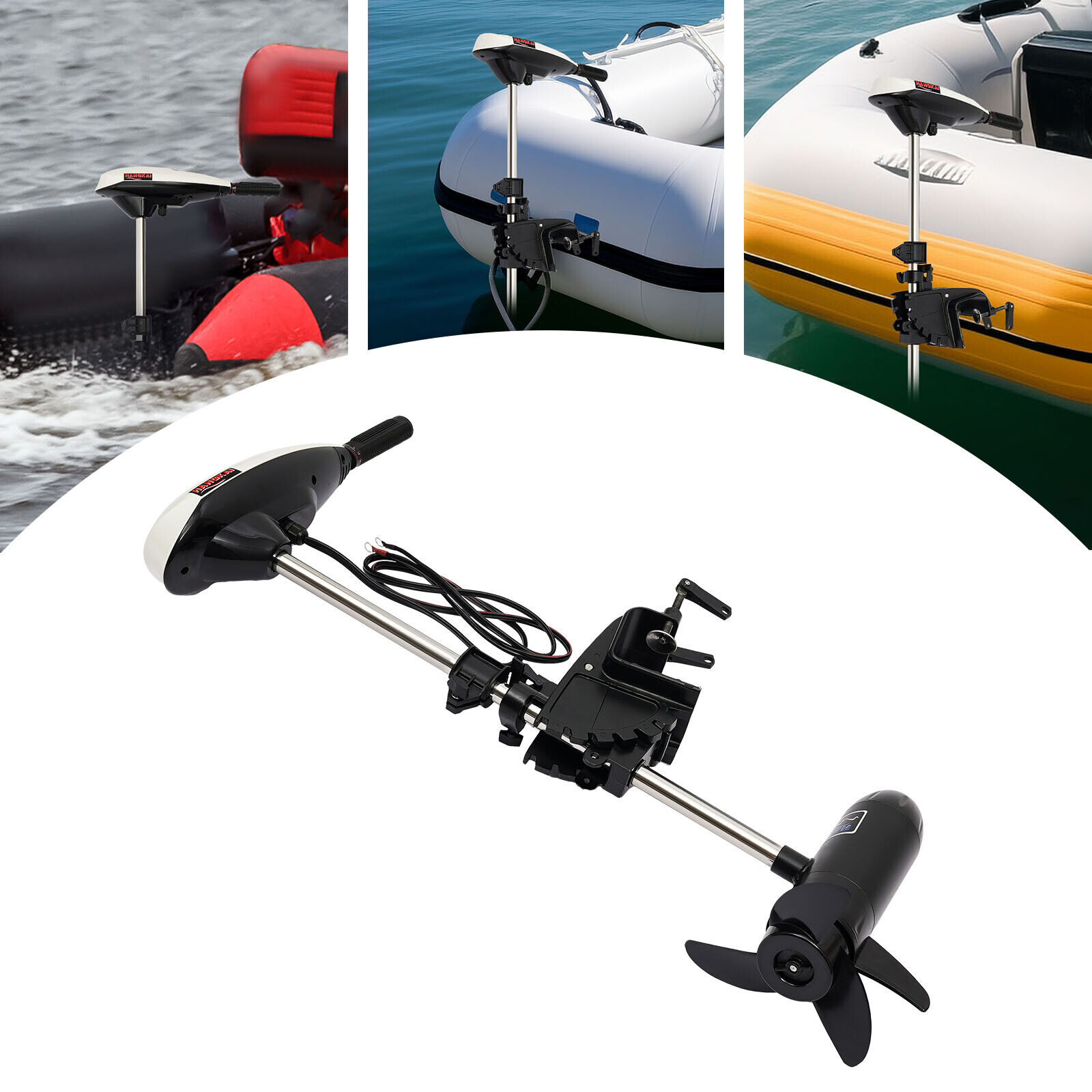 12V 65LBS 電動船外機プロペラ ボート トローリング - Fishing Kayak Trolling Motor のレビューと価格
