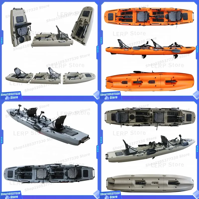 14.5フィート モジュラーカヤック ダブルシート シットオ - Fishing Kayak Sit In のレビューと価格