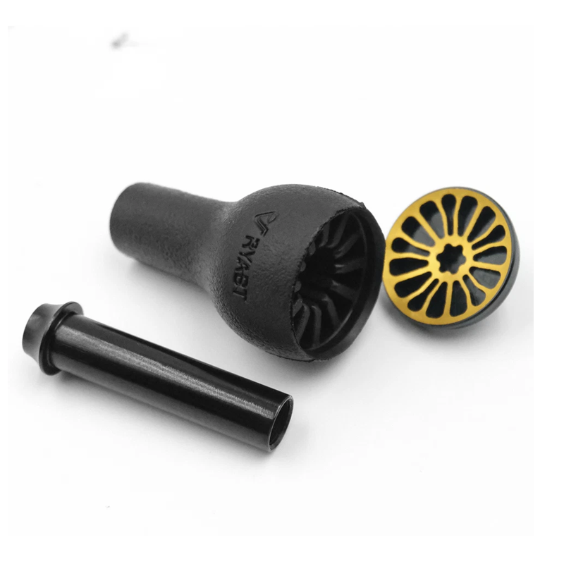 TPE製ブラックノブ 27mm シマノ・ダイワスピニング＆ベ - Shimano Reel Stradic のレビューと価格