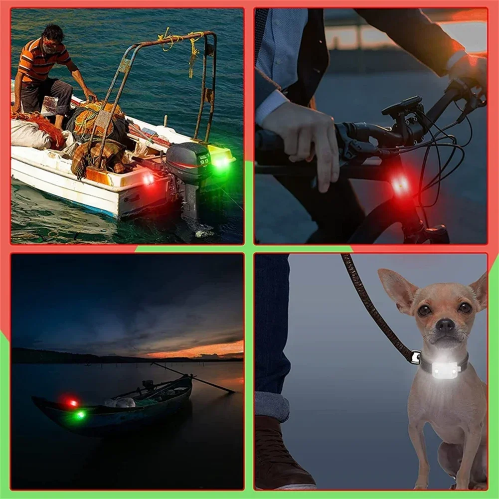 4 個 LED ボートナビゲーションライトボートヨットモータ - Fishing Kayak Cart のレビューと価格